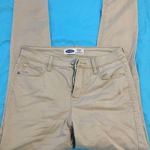 Beige old navy jeans